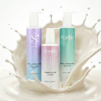 Комплекс очищения и увлажнения Total Hydra от Sonkio &mdash; beauty box для тела | гель, флюид, интимный уход 100-50-1-1 фото
