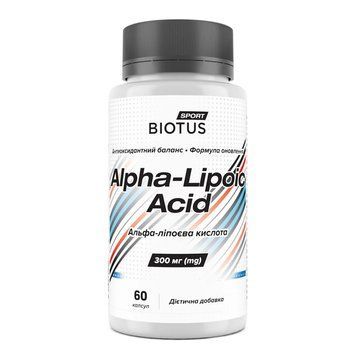 Альфа-ліпоєва кислота Biotus 60 капсул: універсальний антиоксидант BIO-533242 фото