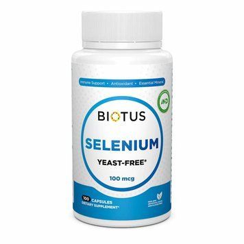 Селен, без дрожжей, 100 мкг, 100 капсул Selenium, Biotus BIO-530838 фото