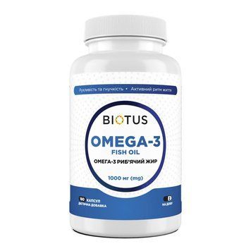 Omega-3: Риб'ячий жир для підтримки серця та імунітету, 180 капсул BIO-530036 фото