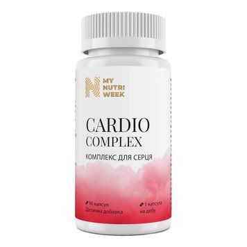Cardio Complex My Nutri Week: Підтримка серця та судин, 90 капсул MNW-570253 фото