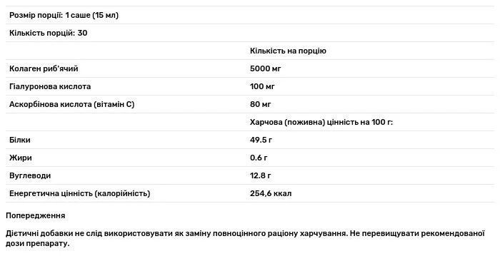 Жидкий коллаген Biotus Radiance Boost Collagen (30 стиков) для сияния кожи BIO-532023 фото