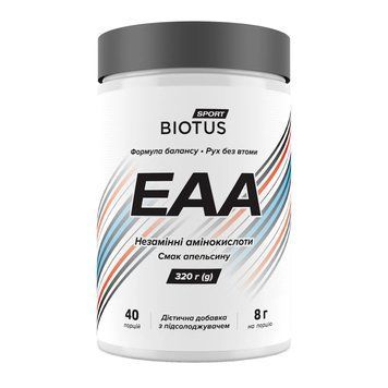 Комплекс незаменимых аминокислот для восстановления мышц, EAA, Biotus, 300 г. BIO-532337 фото
